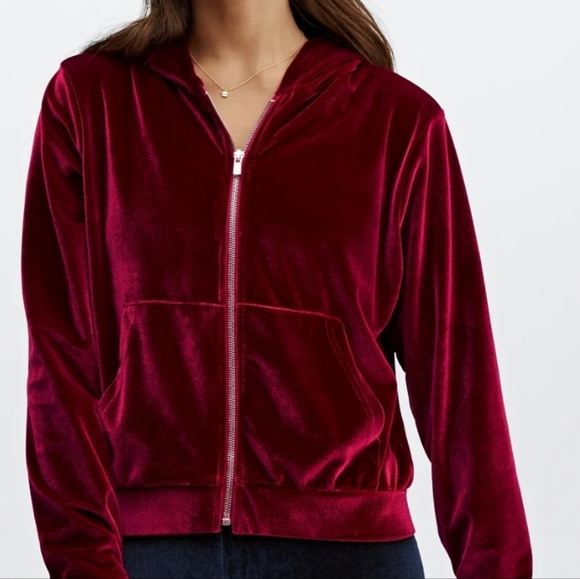 Fabletics velour hoodie size Large - Picture 3 of 3
